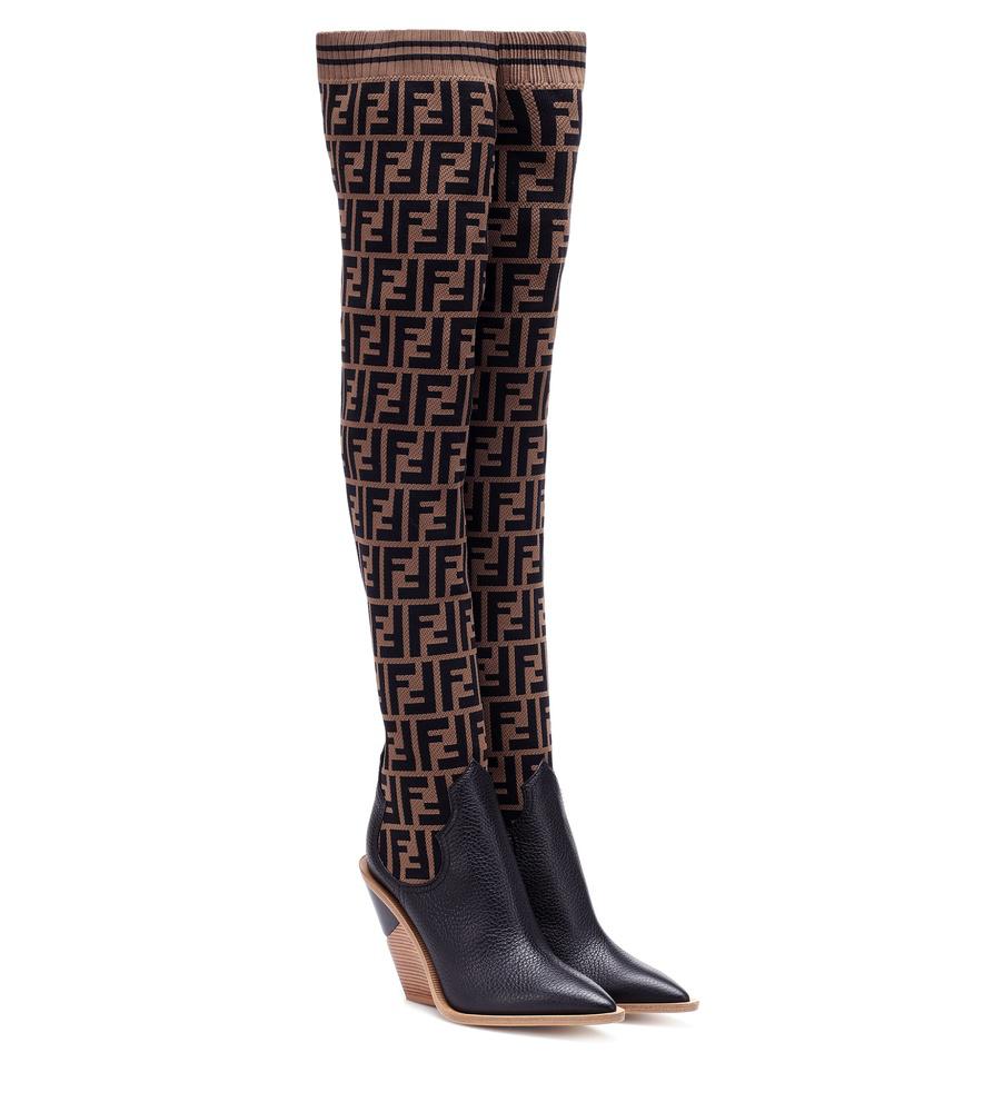 fendi thigh highs