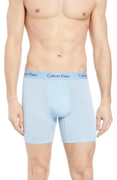 Shop Calvin Klein U5555 Boxer Briefs In Rapid Blue
