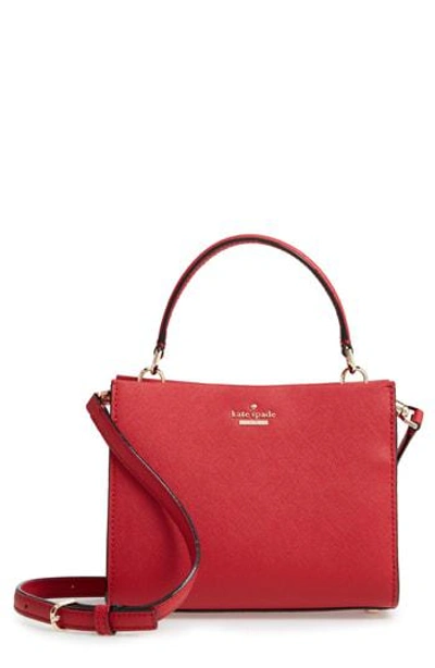 Shop Kate Spade Small Cameron Street - Sara Leather Satchel - Red In Heirloom Red