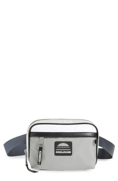 Shop Marc Jacobs Sport Belt Bag - Grey In Light Grey Multi