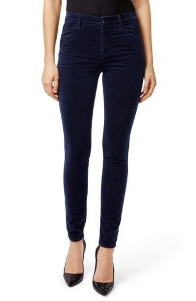 Shop J Brand '815' Mid Rise Velveteen Super Skinny Jeans In Night Out