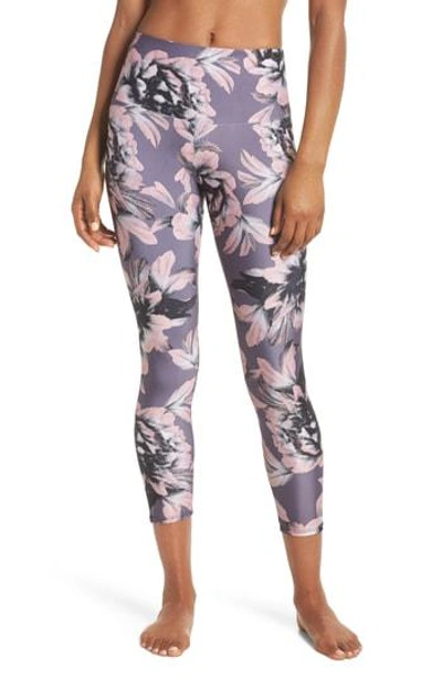 Shop Onzie High Rise Capris In Peony