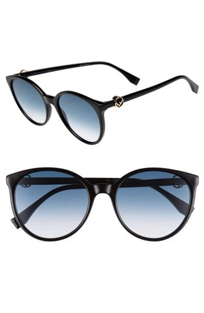 Shop Fendi 56mm Retro Sunglasses - Black