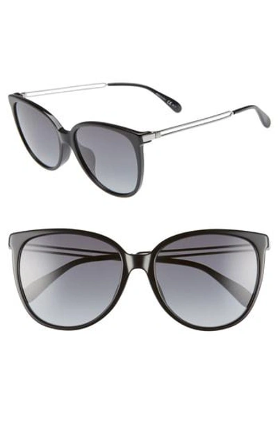 Shop Givenchy 57mm Sunglasses - Dark Havana