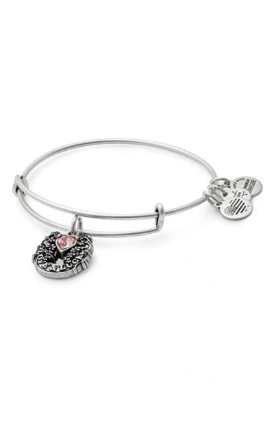 Shop Alex And Ani Fortune's Favor Adjustable Wire Bangle (nordstrom Exclusive) In Russian Silver