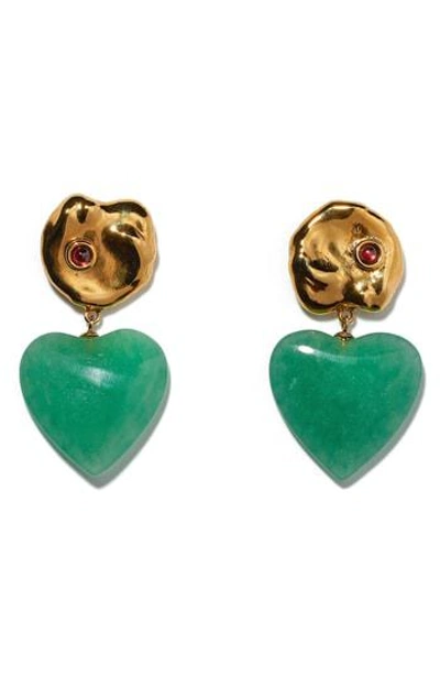 Shop Lizzie Fortunato Venice Drop Earrings In Blue/ Green Multi