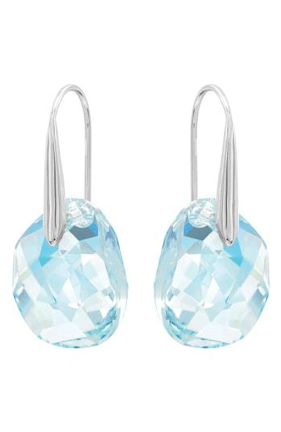Swarovski Crystal Drop Earrings In Blue | ModeSens