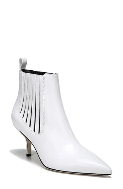 Shop Diane Von Furstenberg Mollo Chelsea Bootie In Ivory Leather