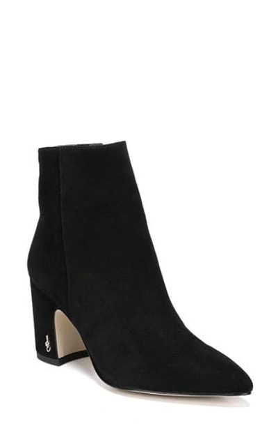 Shop Sam Edelman Hilty Bootie In Black Suede