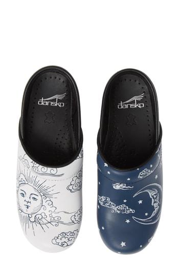 dansko embroidered clogs