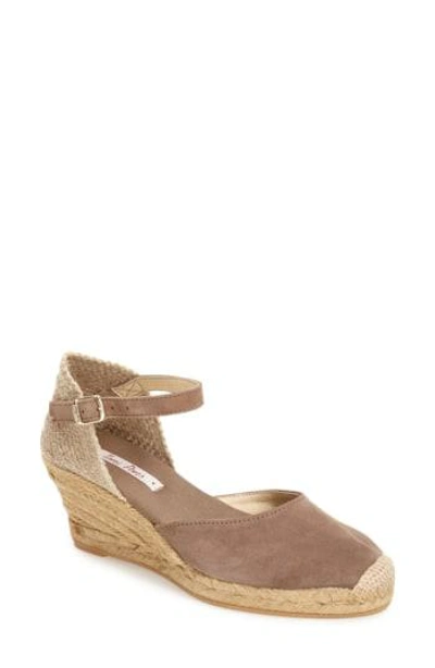 Shop Toni Pons 'lloret-5' Espadrille Wedge Sandal In Taupe