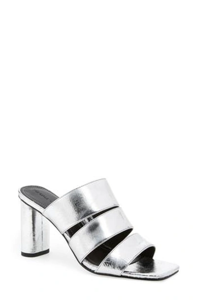 Shop Kendall + Kylie Leila 3 Band Sandal In Silver