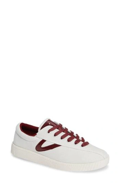 Shop Tretorn Nylite 28 Plus Sneaker In Vintage White/ Cherry