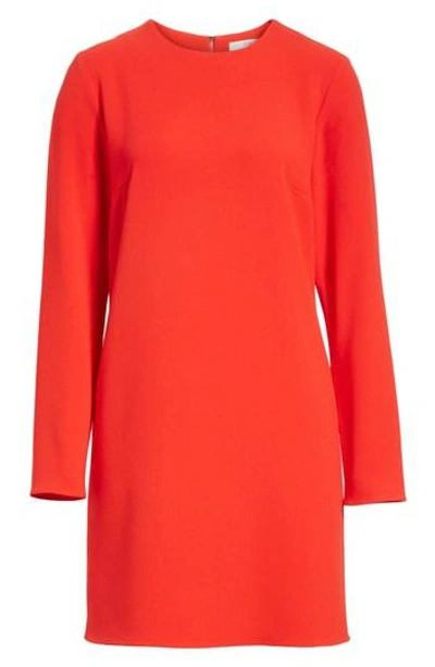 Shop Tibi Shift Dress In Red