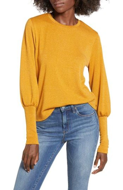 Shop The Fifth Label Whistle Knit Top In Mustard