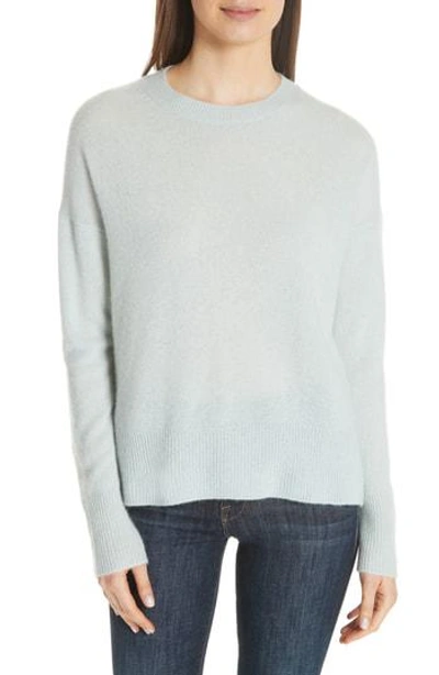 Shop Theory Karenia Long Sleeve Cashmere Sweater In Light Winter Green