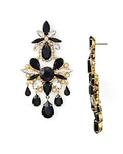 Shop Kate Spade New York Chandelier Earrings In Black/gold