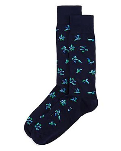 Shop Paul Smith Limonero Socks In Navy