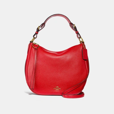 Shop Coach Sutton Hobo In Jasper/gold