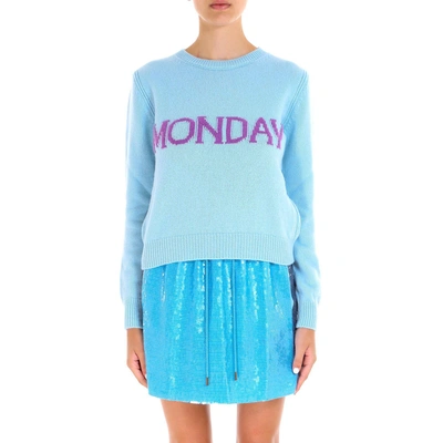 Shop Alberta Ferretti Monday Sweater In Blue