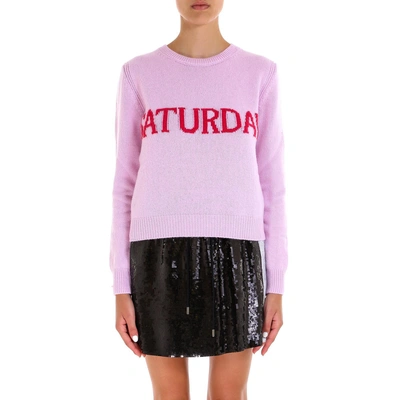 Shop Alberta Ferretti Saturday Sweater In Pink