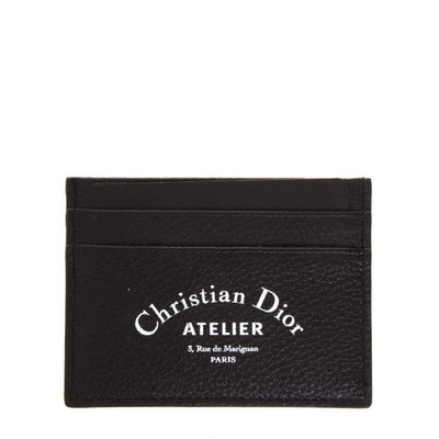 Shop Dior Homme Logo Cardholder In Black