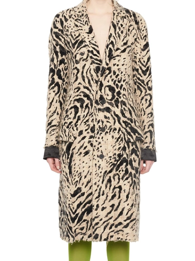 Shop Haider Ackermann Coat In Multicolor