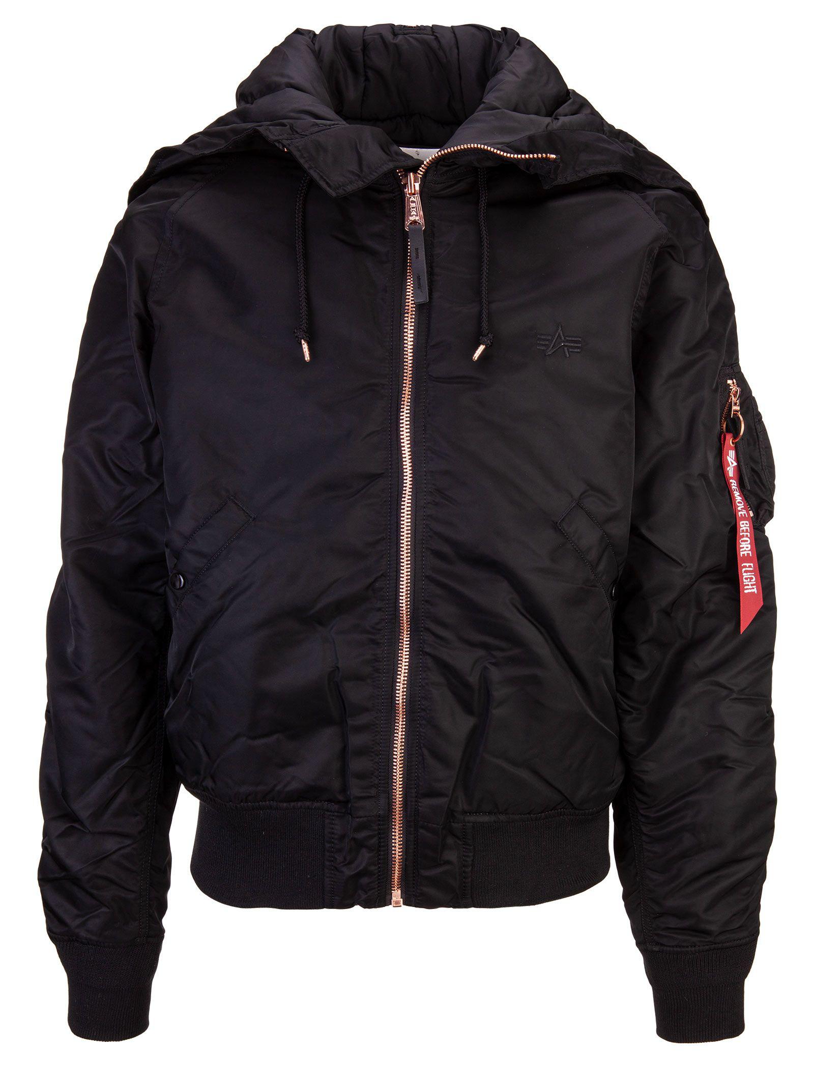 Alpha Industries Jacket In Nero Rame ModeSens