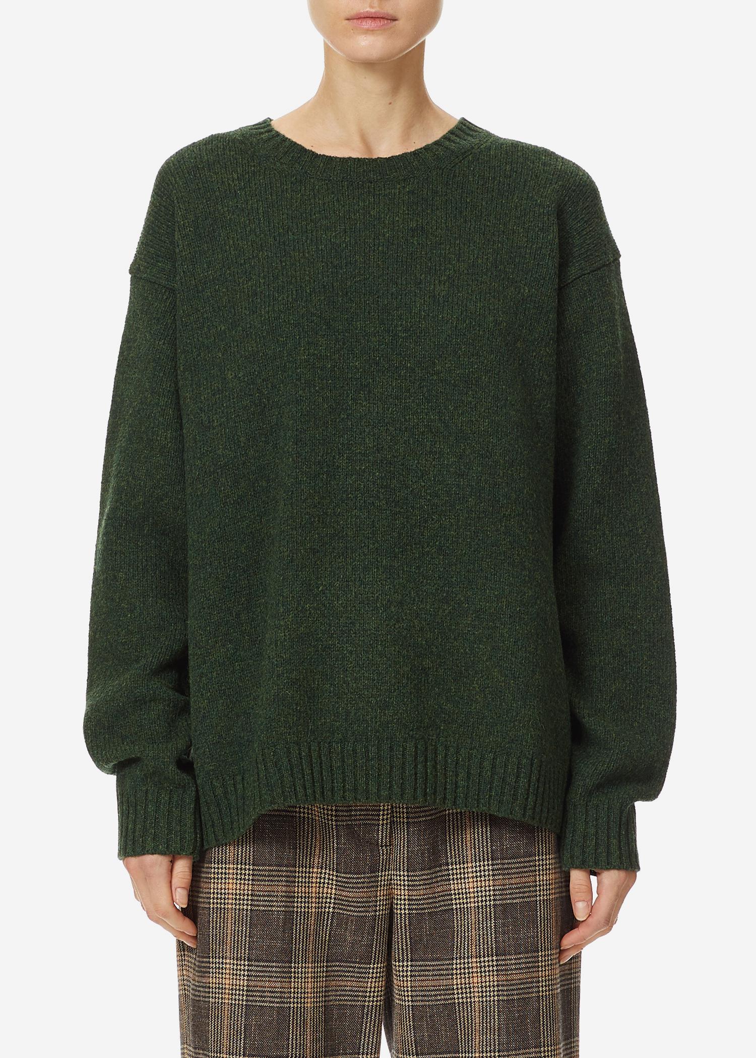 acne studios green sweater