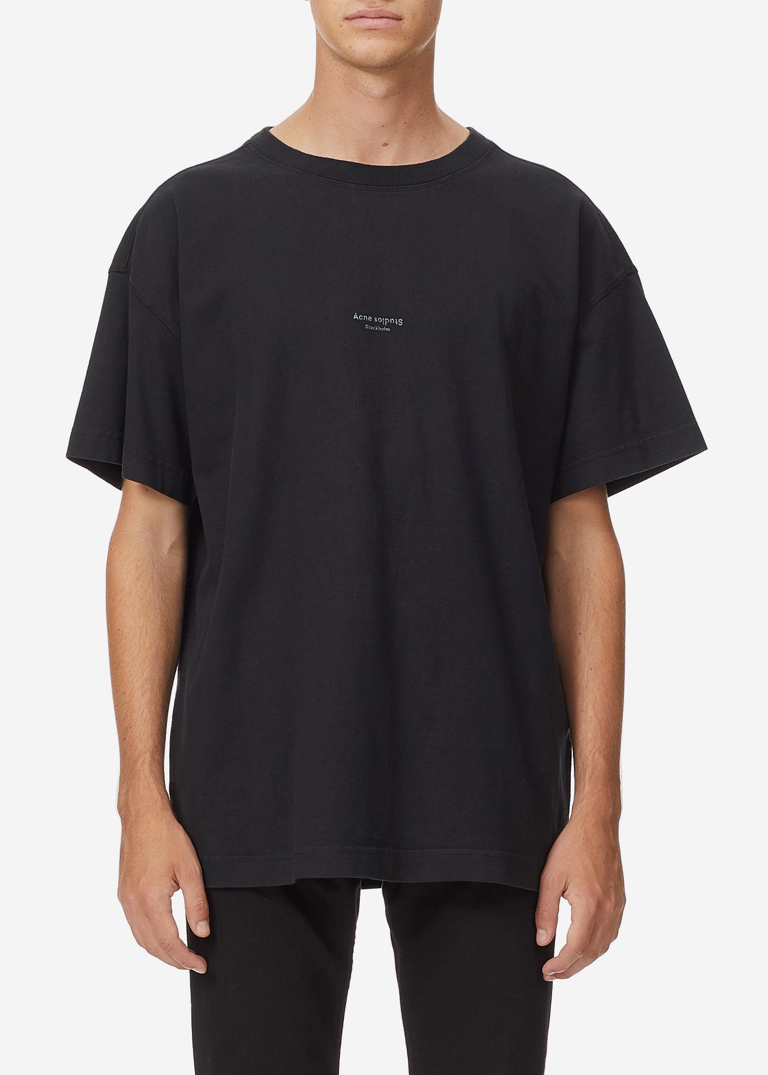 Acne Studios Jaxon T Shirt In Black Modesens