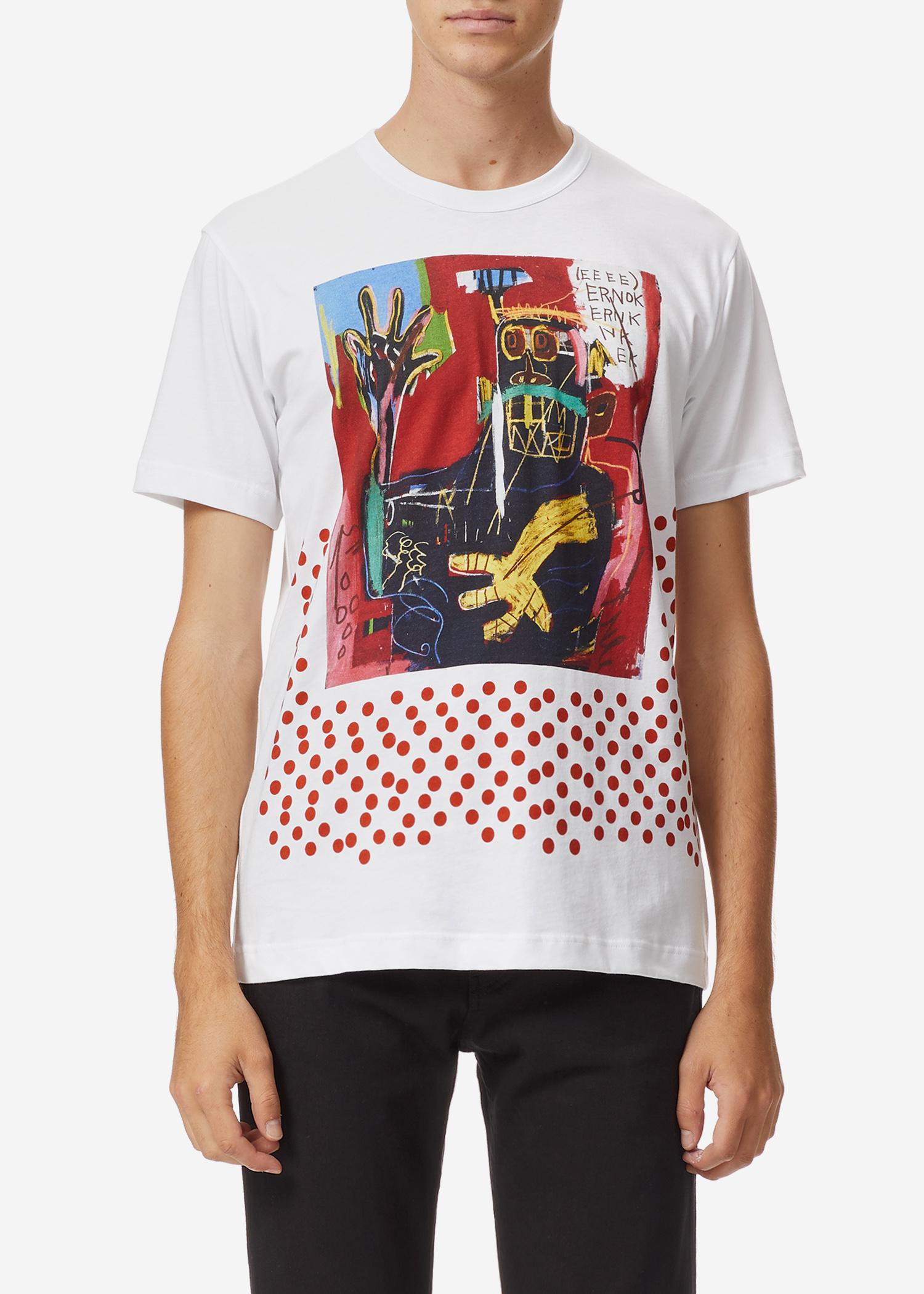 comme des garcons shirt basquiat