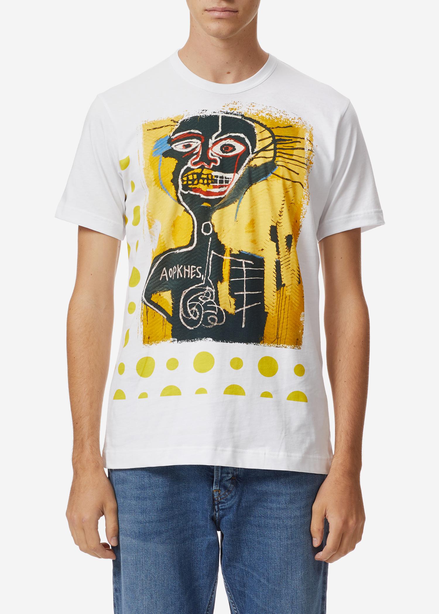 comme des garcons shirt basquiat