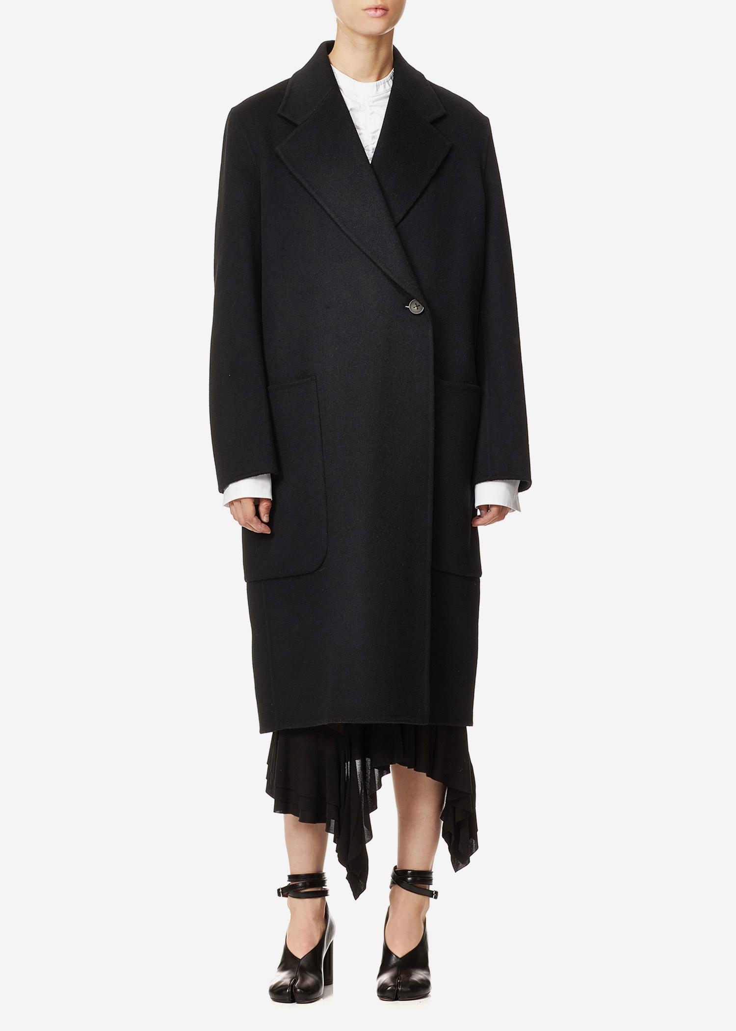 acne studios black coat