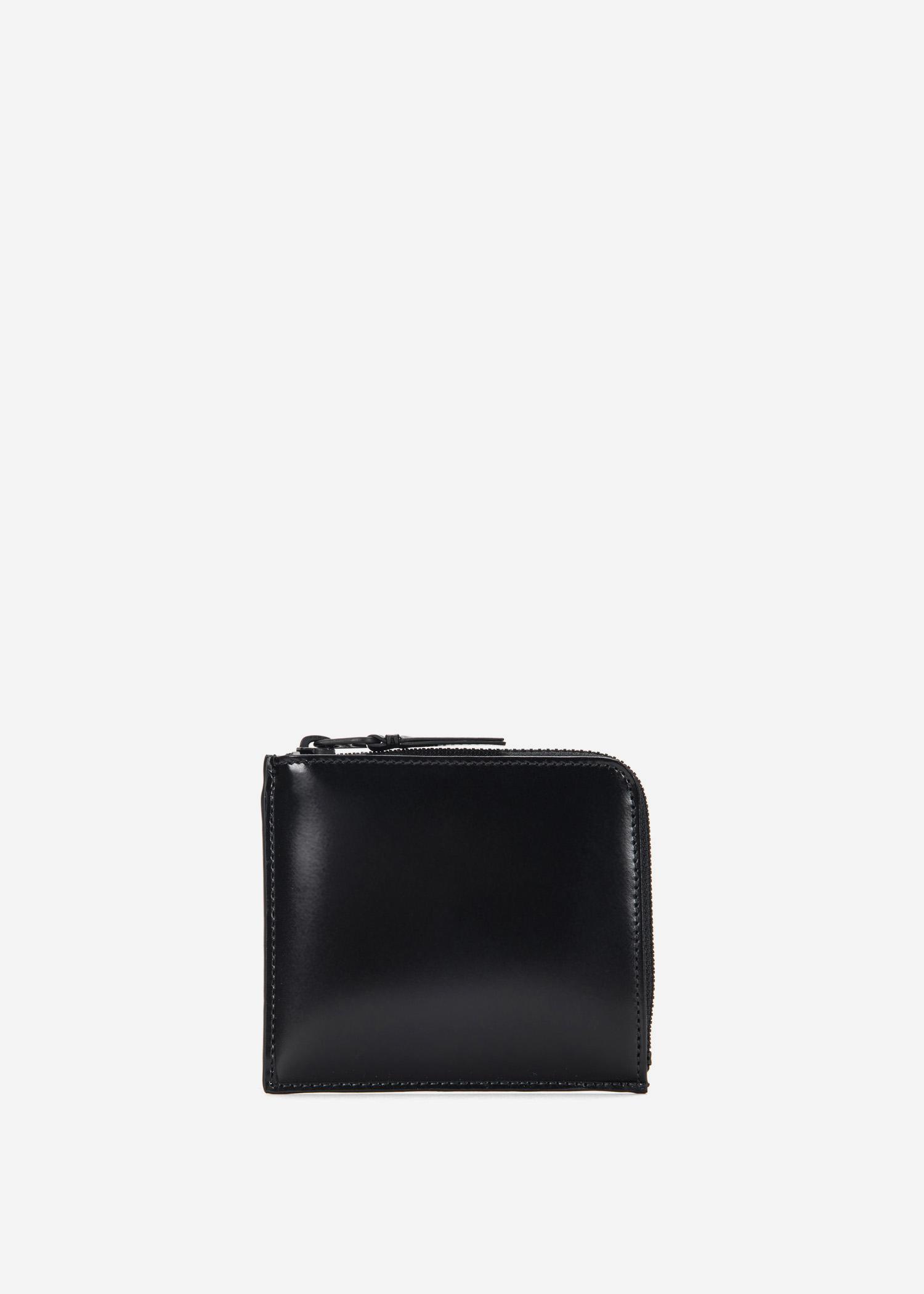 comme des garcons very black wallet