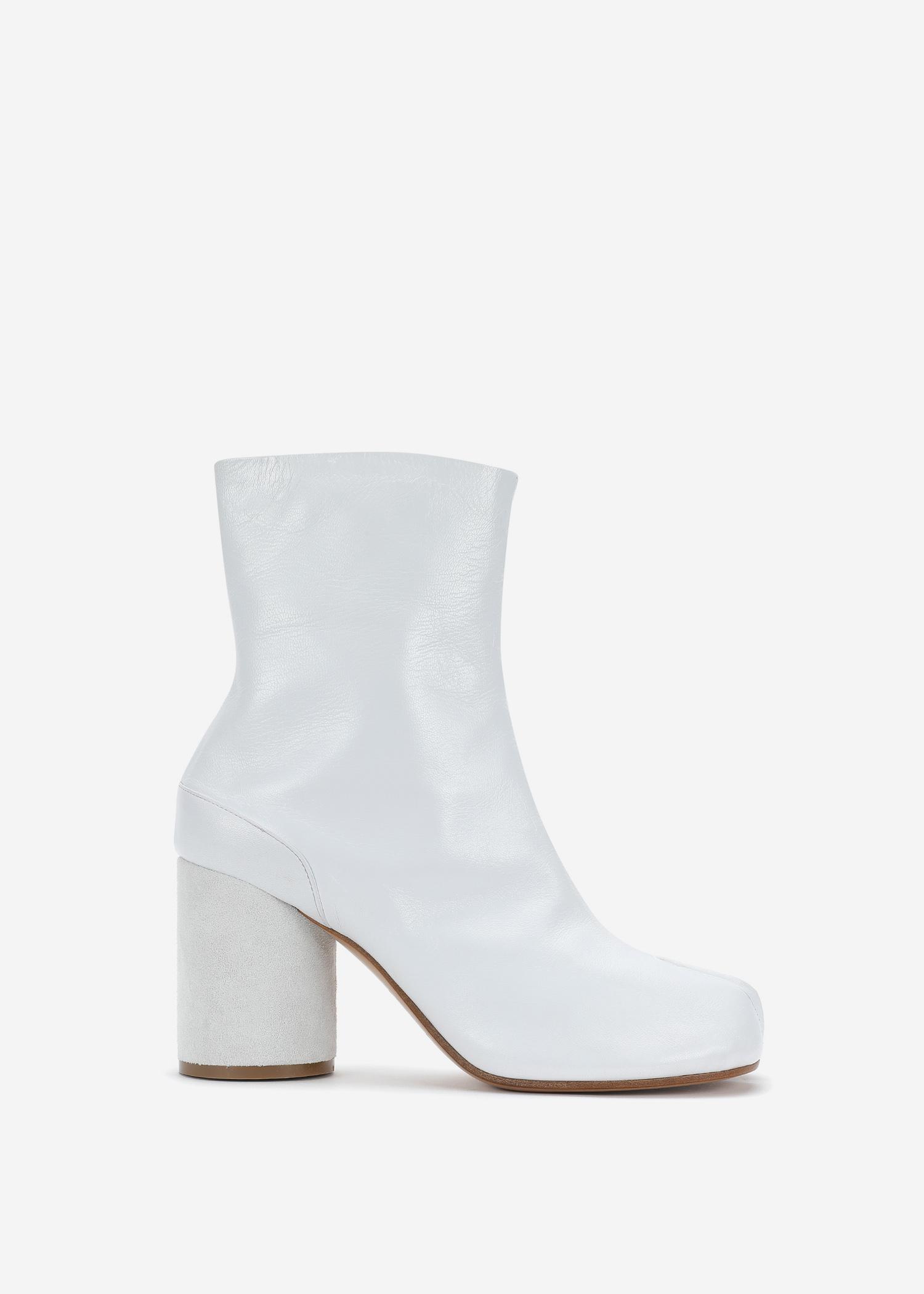 maison margiela tabi boots white