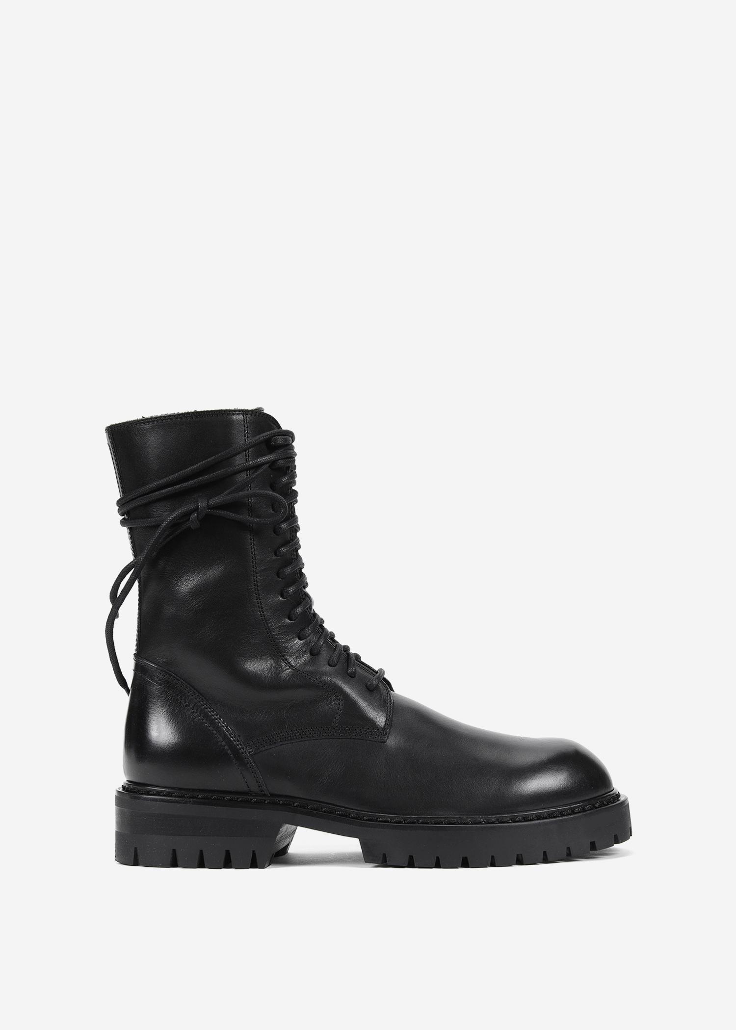 ann demeulemeester combat boots