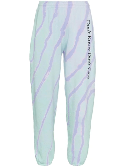 Shop Ashley Williams Don't Know Don't Care Cotton Track Trousers - Farfetch In Multicoloured