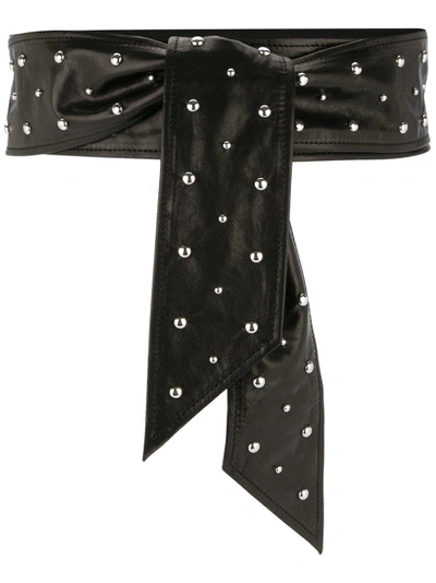 Shop Iro Studded Wrap Belt - Black