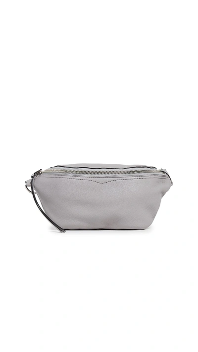 Shop Rebecca Minkoff Bree Belt Bag In Grey