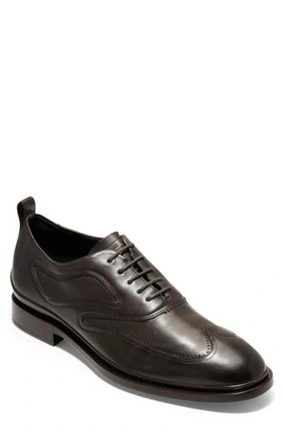 Shop Cole Haan Washington Grand 2.0 Wingtip In Magnet Leather