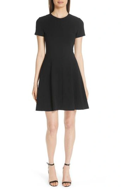 Shop Theory Modern Seamed Dress In Black