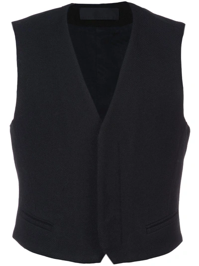 Shop Haider Ackermann Cropped Vest - Black