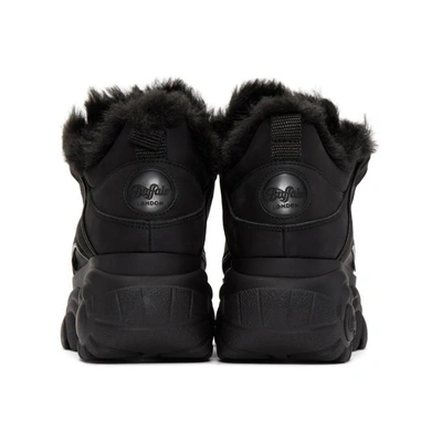 Shop Junya Watanabe Black Buffalo London Edition Platform Sneakers In 1 Black