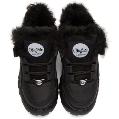 Shop Junya Watanabe Black Buffalo London Edition Platform Sneakers In 1 Black