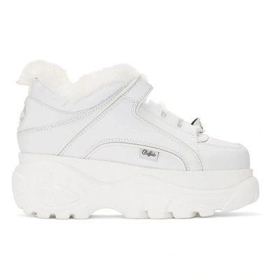 Shop Junya Watanabe White Buffalo London Edition Platform Sneakers In 2 White