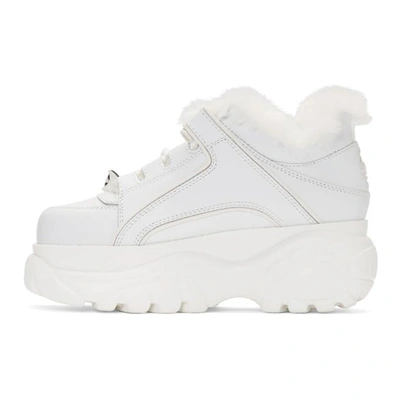 Shop Junya Watanabe White Buffalo London Edition Platform Sneakers In 2 White