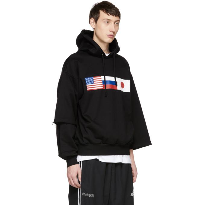 gosha rubchinskiy double sleeve hoodie