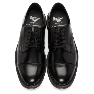 GOSHA RUBCHINSKIY 黑色 DR. MARTENS 版系带德比鞋