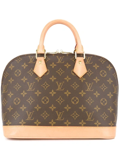 Pre-owned Louis Vuitton Alma Tote Bag In Brown