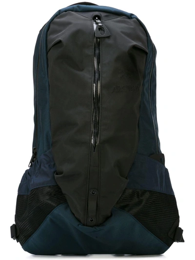 Shop Arc'teryx Zipped Backpack In Black